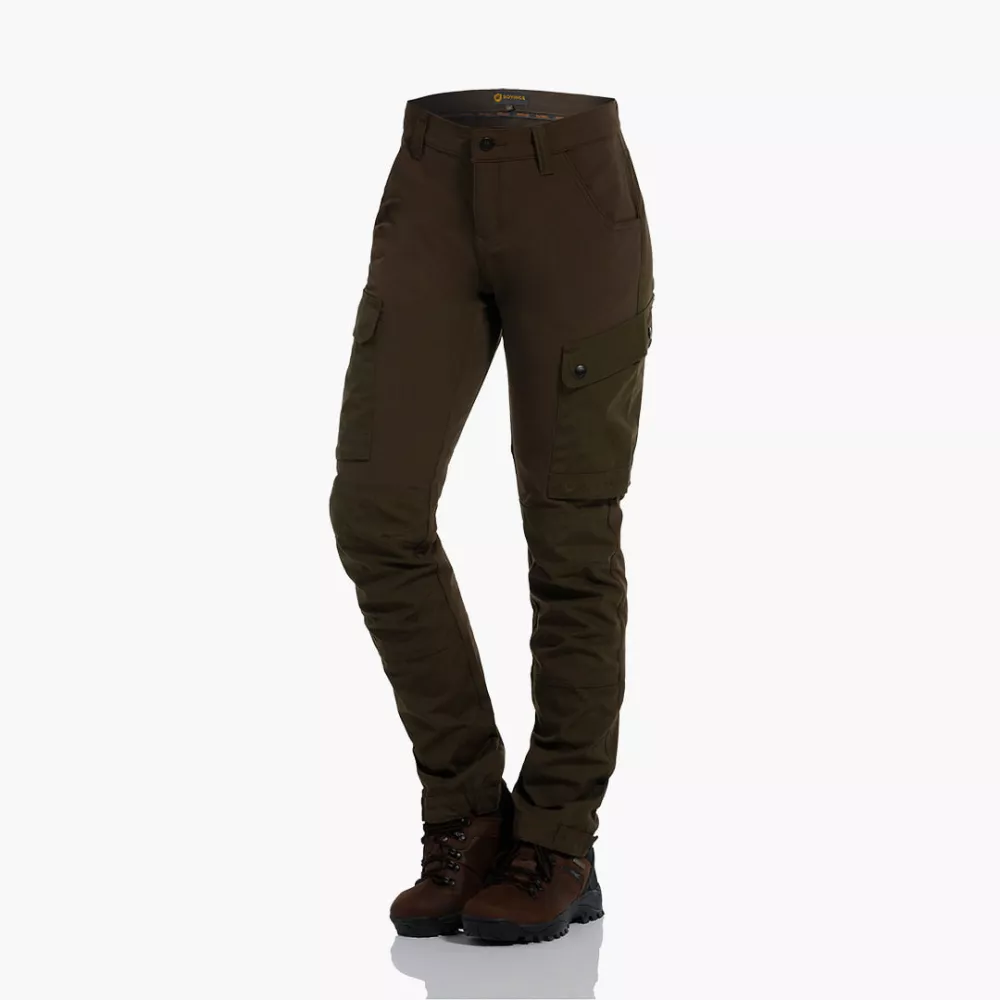 Trousers Flexline Women Olive Green