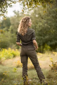 Trousers Flexline Women Olive Green