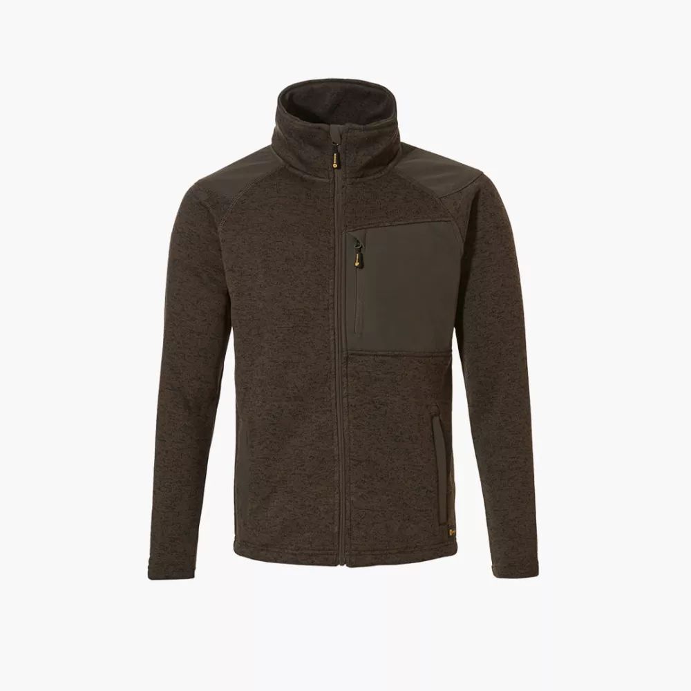 Fleece Coarse Men Olive Green