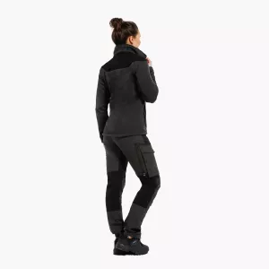 Fleece Coarse Women Antraciet