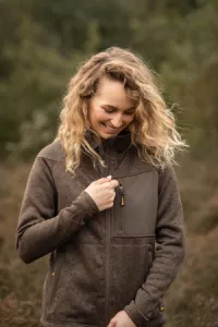 Fleece Coarse Women Olive Green