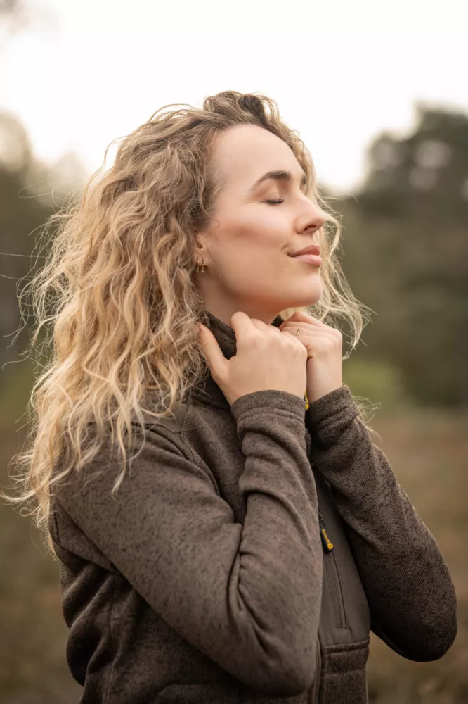 Fleece Coarse Women Olive Green